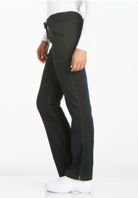 Black Mid Rise Straight Leg Women's Drawstring Pants DK106 - The Nursing  Store Inc.