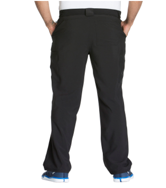 CHEROKEE Black Men's Fly Front Pants CK200A