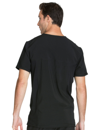 CHEROKEE Black Infinity Men's V-Neck Top CK900A