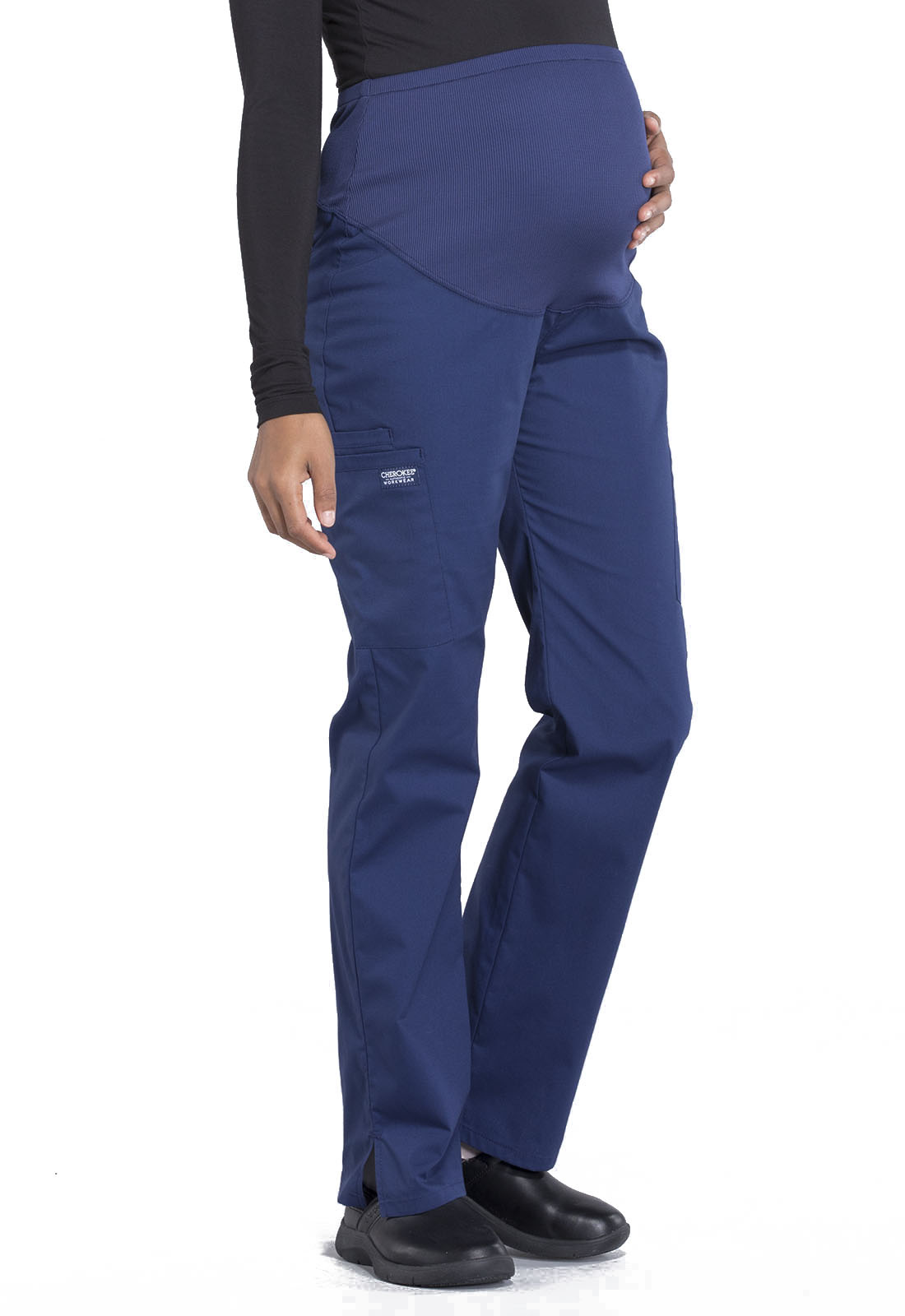 CHEROKEE WORKWEAR Navy Blue Maternity Pants 4208