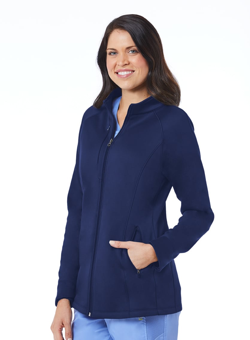 BLAZE Navy Blue Blaze Women's Warm Up Jackets 3812