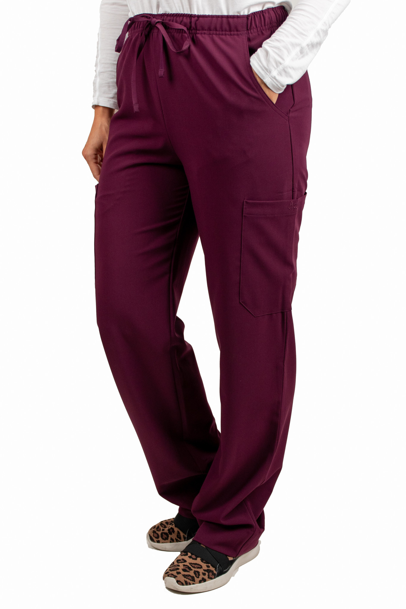 Burgundy Women's Pants 727