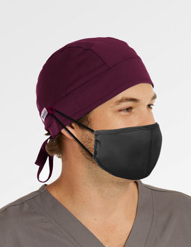 MAEVN Wine Scrub Hat With Buttons NC015