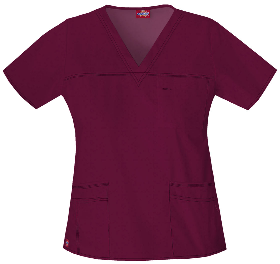 DICKIES Mulberry V-Neck Women's Top 817455