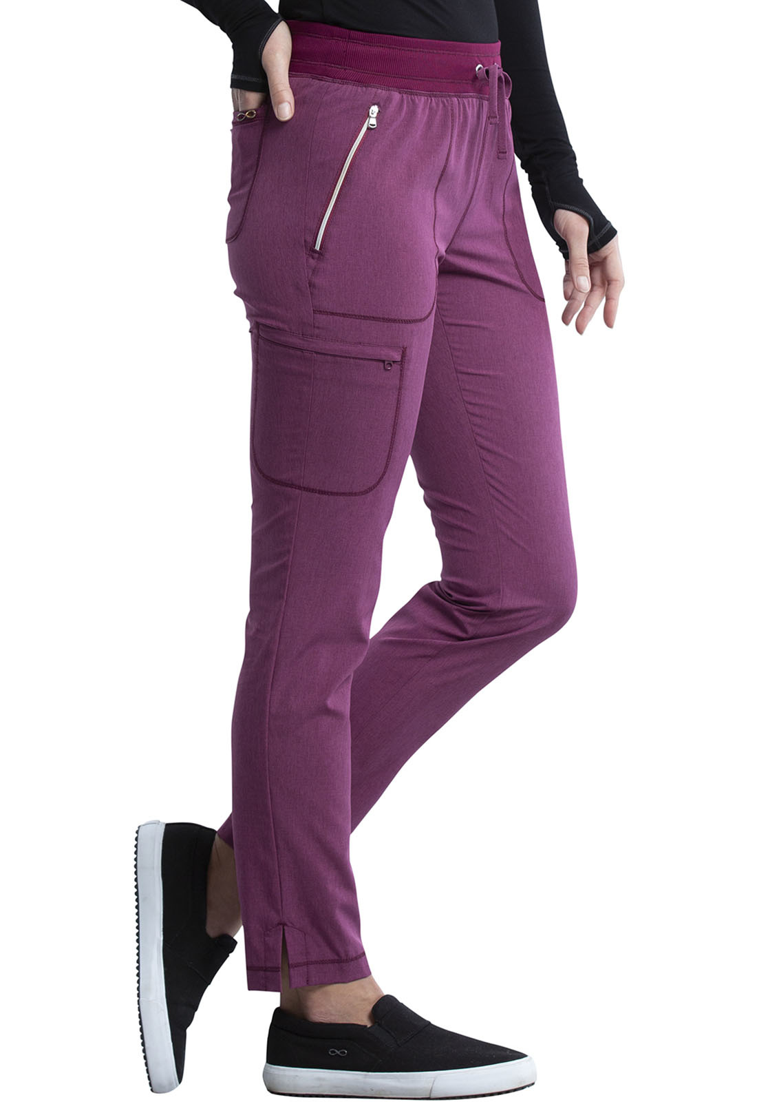 CHEROKEE Pull-on Pant Heather Wine CK135A