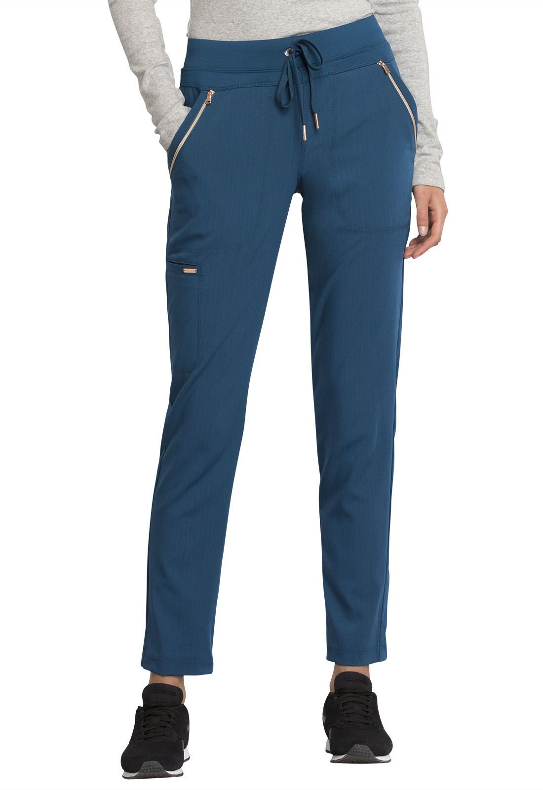 Drawstring Pants Caribbean Blue CK055 - The Nursing Store Inc.