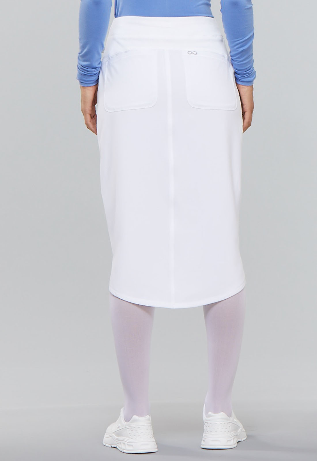 CHEROKEE 30" Drawstring Skirt White CK505A