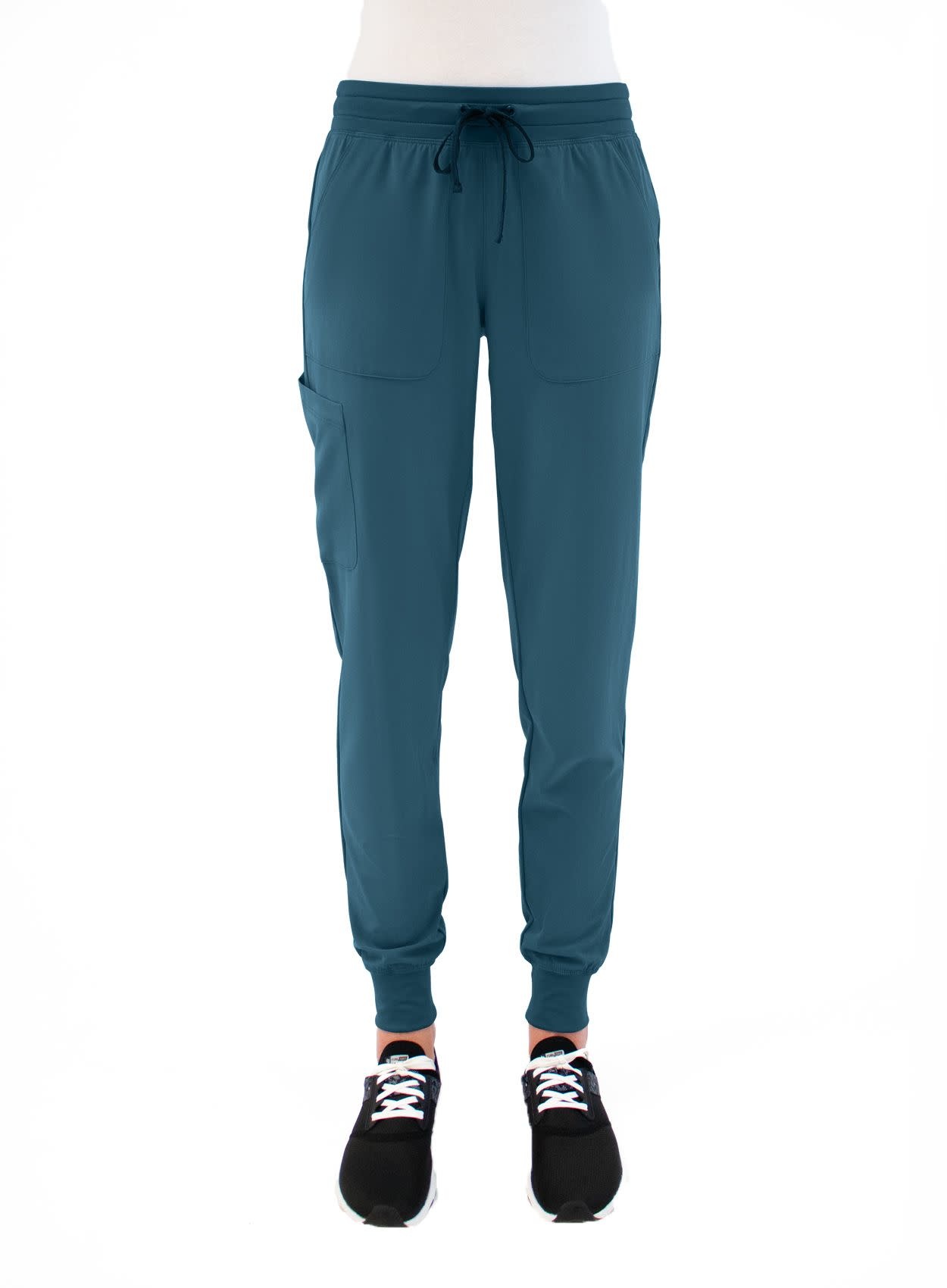 Caribbean Blue Yoga Waistband Petite Women's Jogger Pants 8520P - The  Nursing Store Inc.