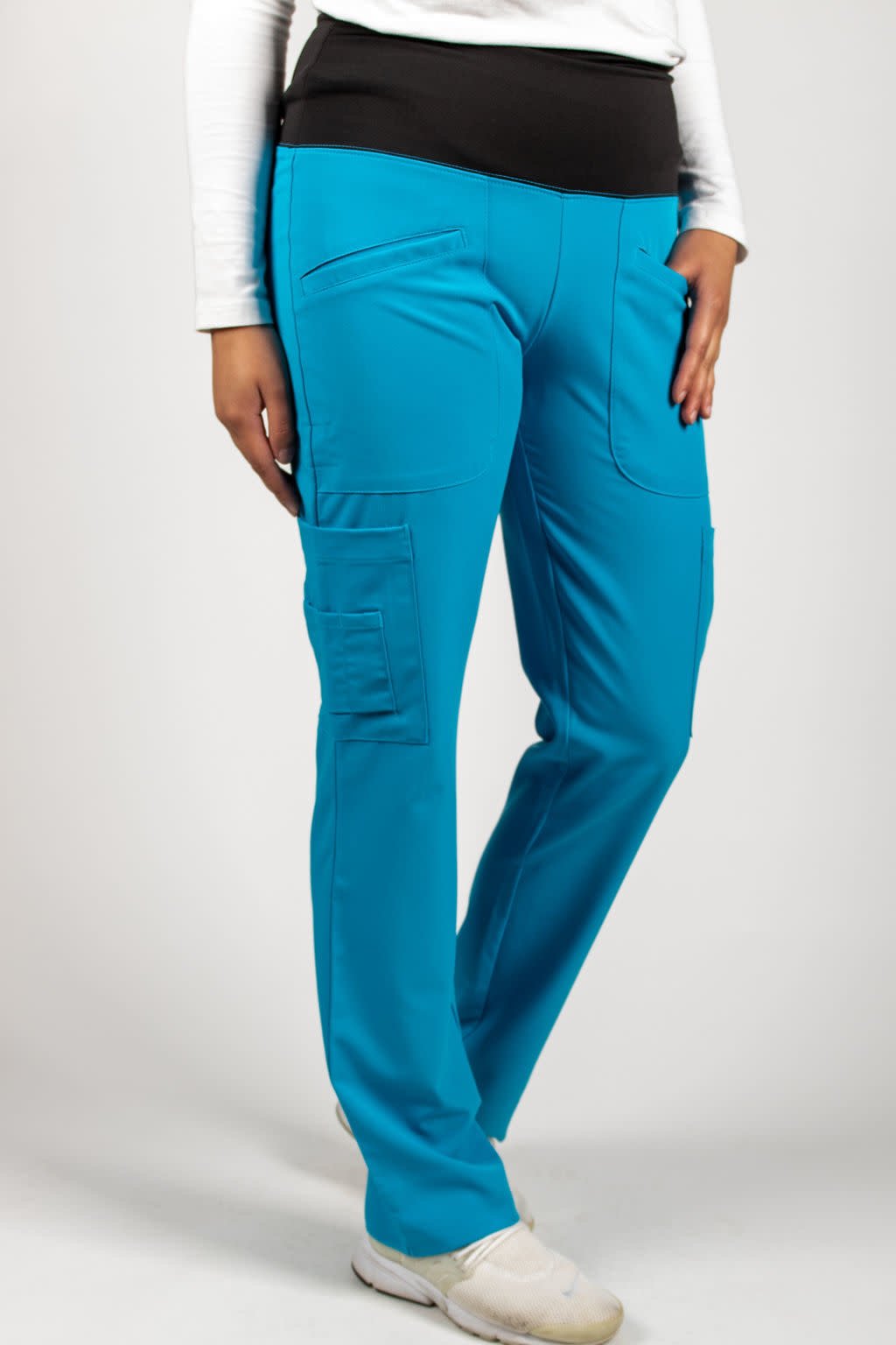 Jewel Blue Women's Yoga Waistband Excel Pants 985 - The Nursing Store Inc.