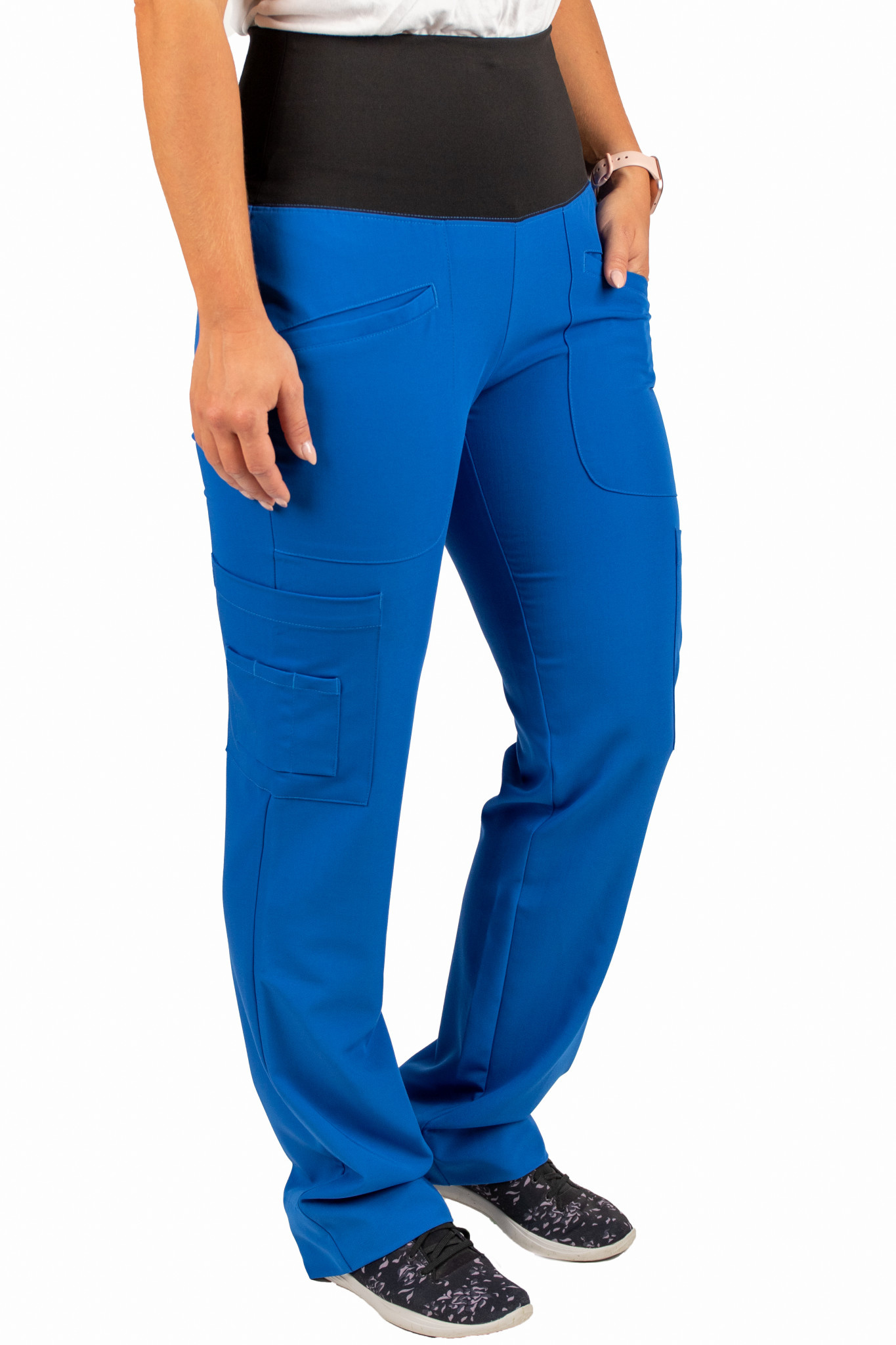 Royal Blue Women's Yoga Waistband Pants 985