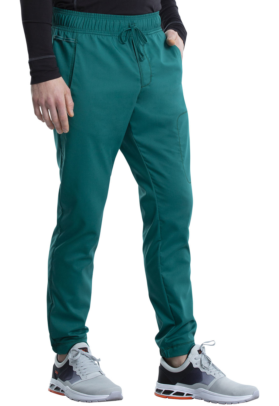 Hunter Green Cherokee Workwear Men's Jogger Scrub Pants WW012 HUN