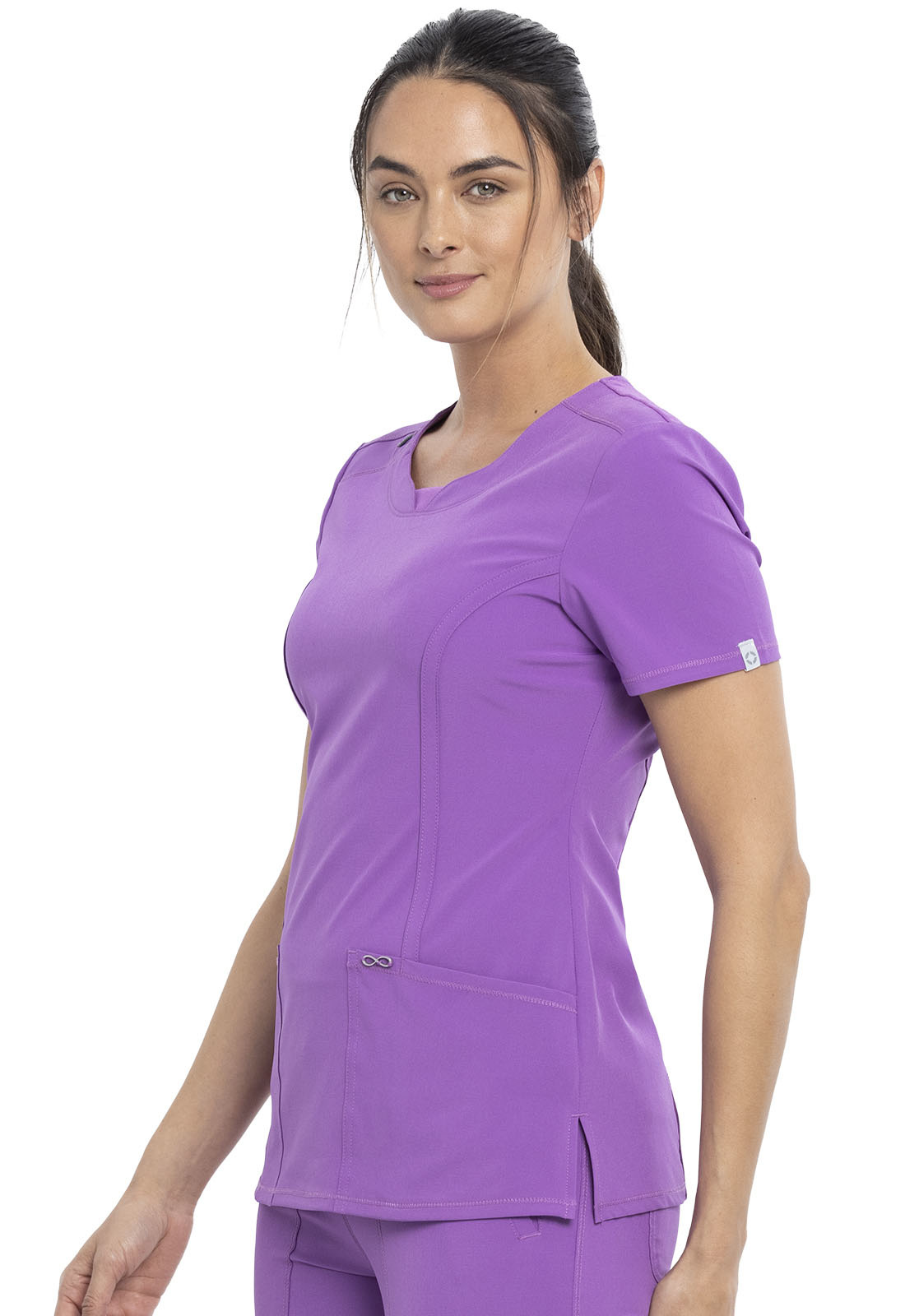 CHEROKEE Lavender Cherokee Women's Top 2624A