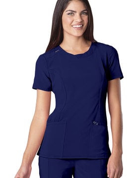 CHEROKEE Galaxy Blue Cherokee Women's Top 2624A