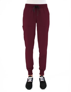 MATRIX IMPULSE Wine Yoga Waistband Petite Women's Jogger Pants 8520P