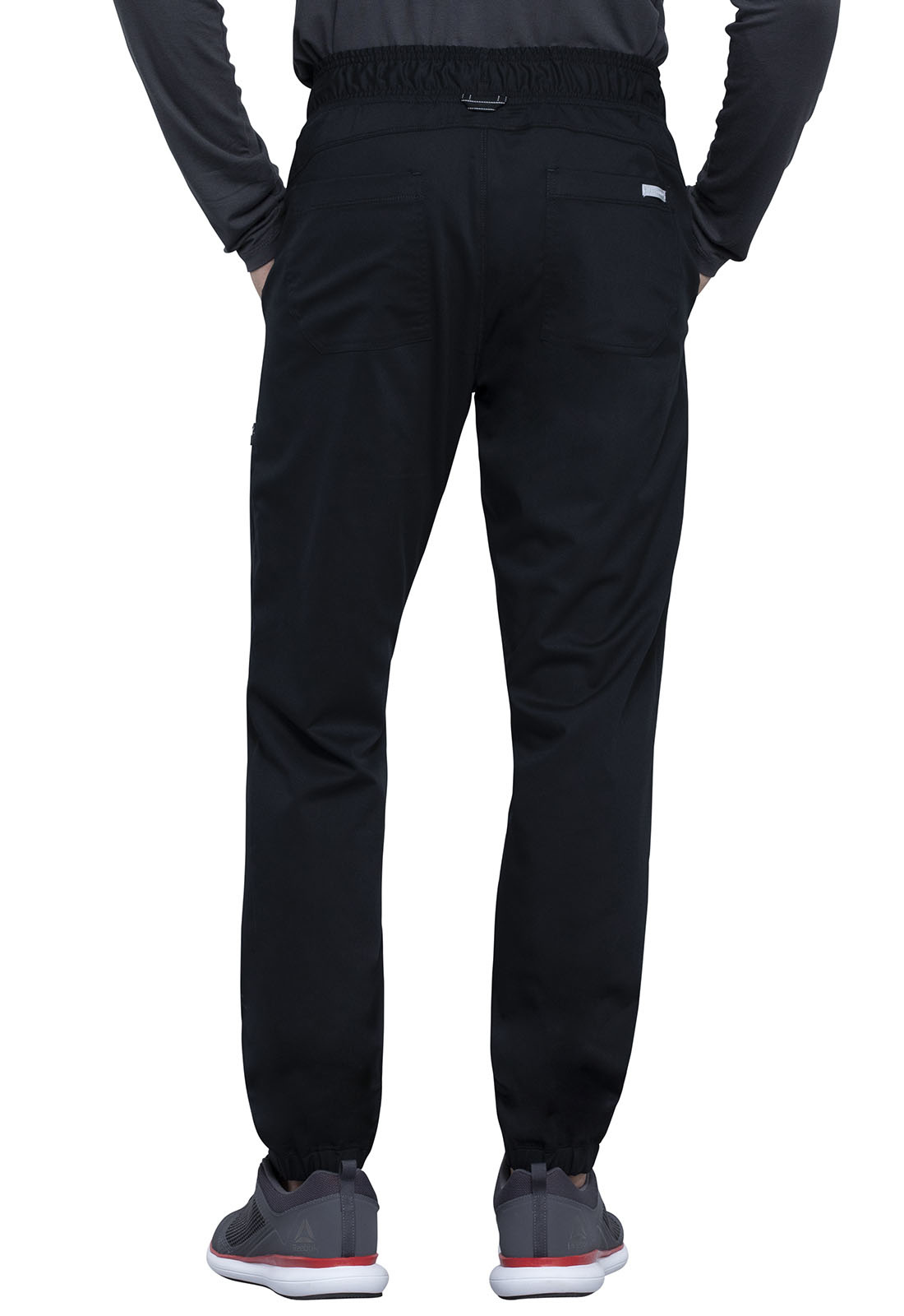 CHEROKEE WORKWEAR Black Cherokee Workwear Men's Jogger Scrub Pants WW012