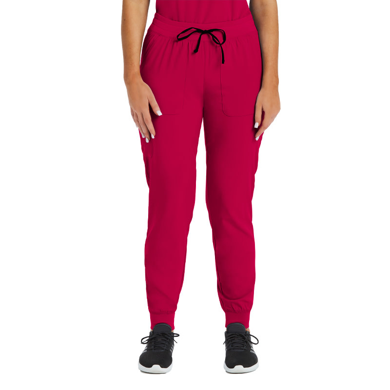 MATRIX IMPULSE Cherry Jubilee Yoga Waistband Petite Women's Jogger Scrub Pants 8520P 2XL