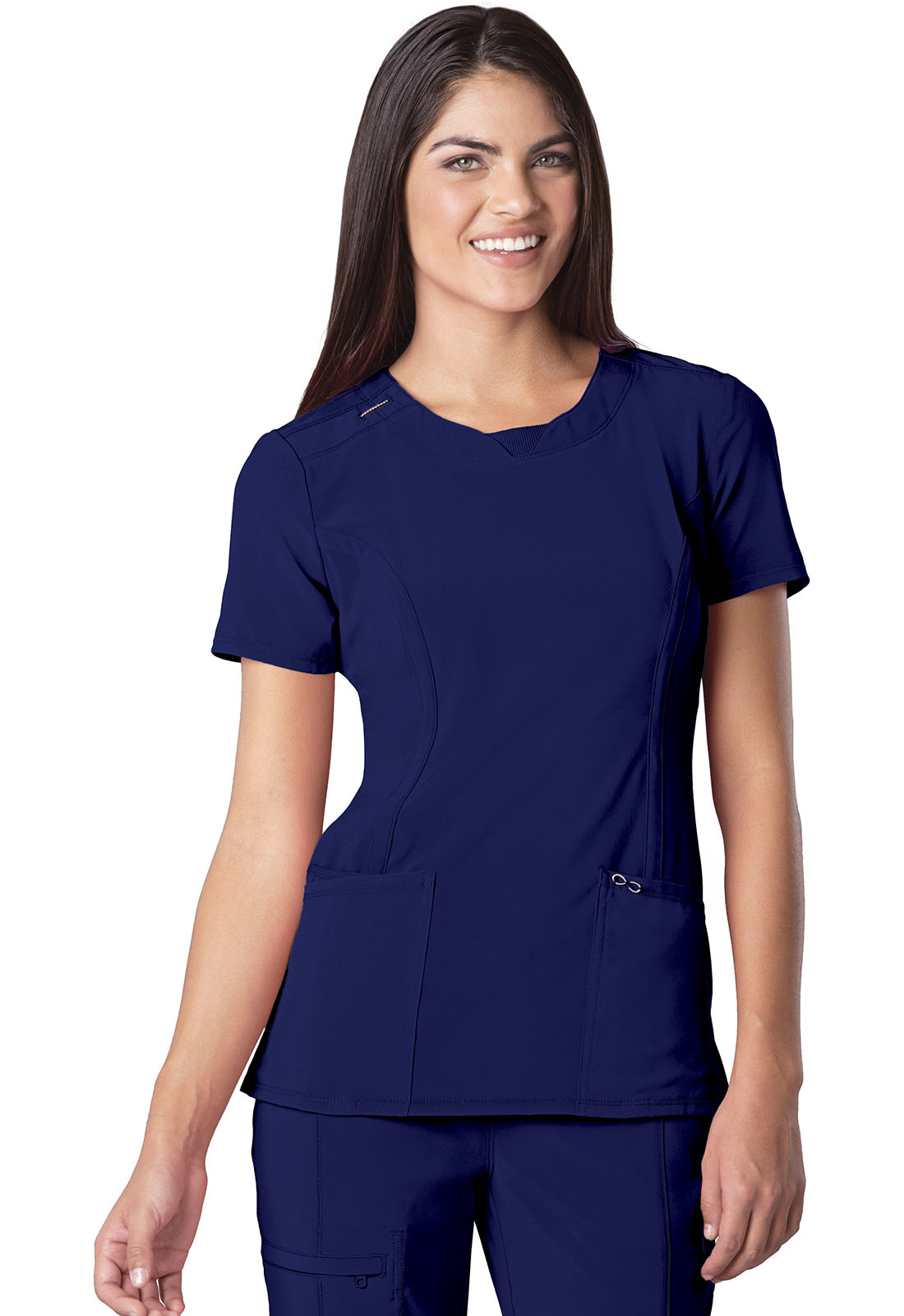 CHEROKEE Galaxy Blue Cherokee Women's Top 2624A