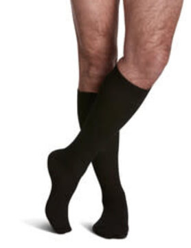 Sigvaris Graduated Compression Socks Casual Cotton 146/186 Black