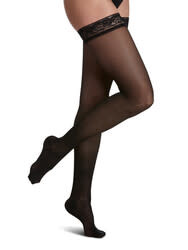 Sigvaris Graduated Compression Socks Sheer Fashion Black 120