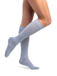 Sigvaris Graduated Compression Socks Style Linen 250 Denim - The