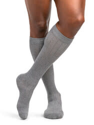 Sigvaris Graduated Compression Socks Style Linen 250 Light Grey