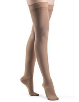 Sigvaris Graduated Compression Hosiery Style Soft Opaque 840 Pecan