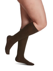 Sigvaris Graduated Compression Hosiery Style Soft Opaque 840 Espresso