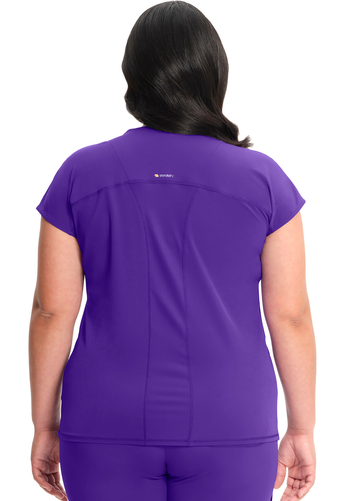 Infinity Frozen Grape Women's Scrub Top IN613A