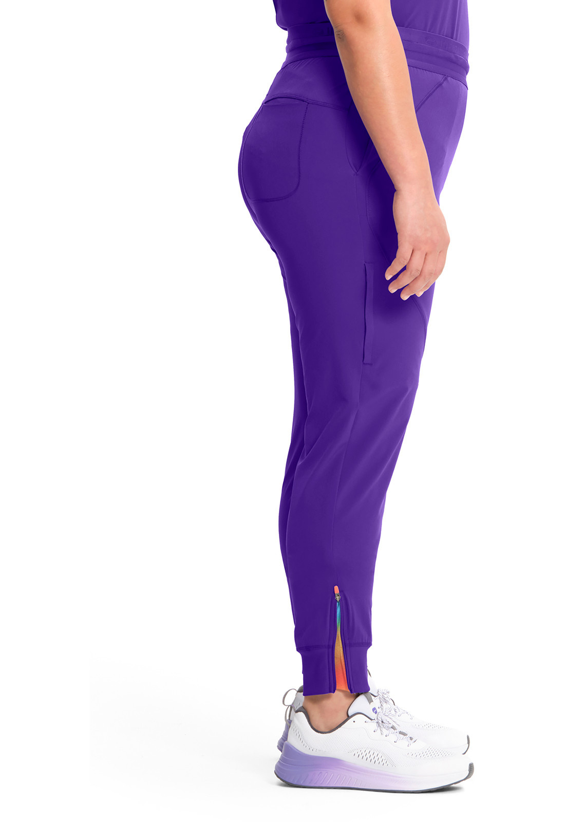 Infinity Frozen Grape Mid Rise Unisex Jogger Scrub Pants
