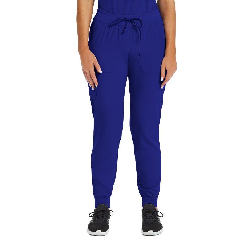 MATRIX IMPULSE Galaxy Blue Yoga Waistband Women's Jogger Scrub Pants 8520P Small Petite CLEARANCE