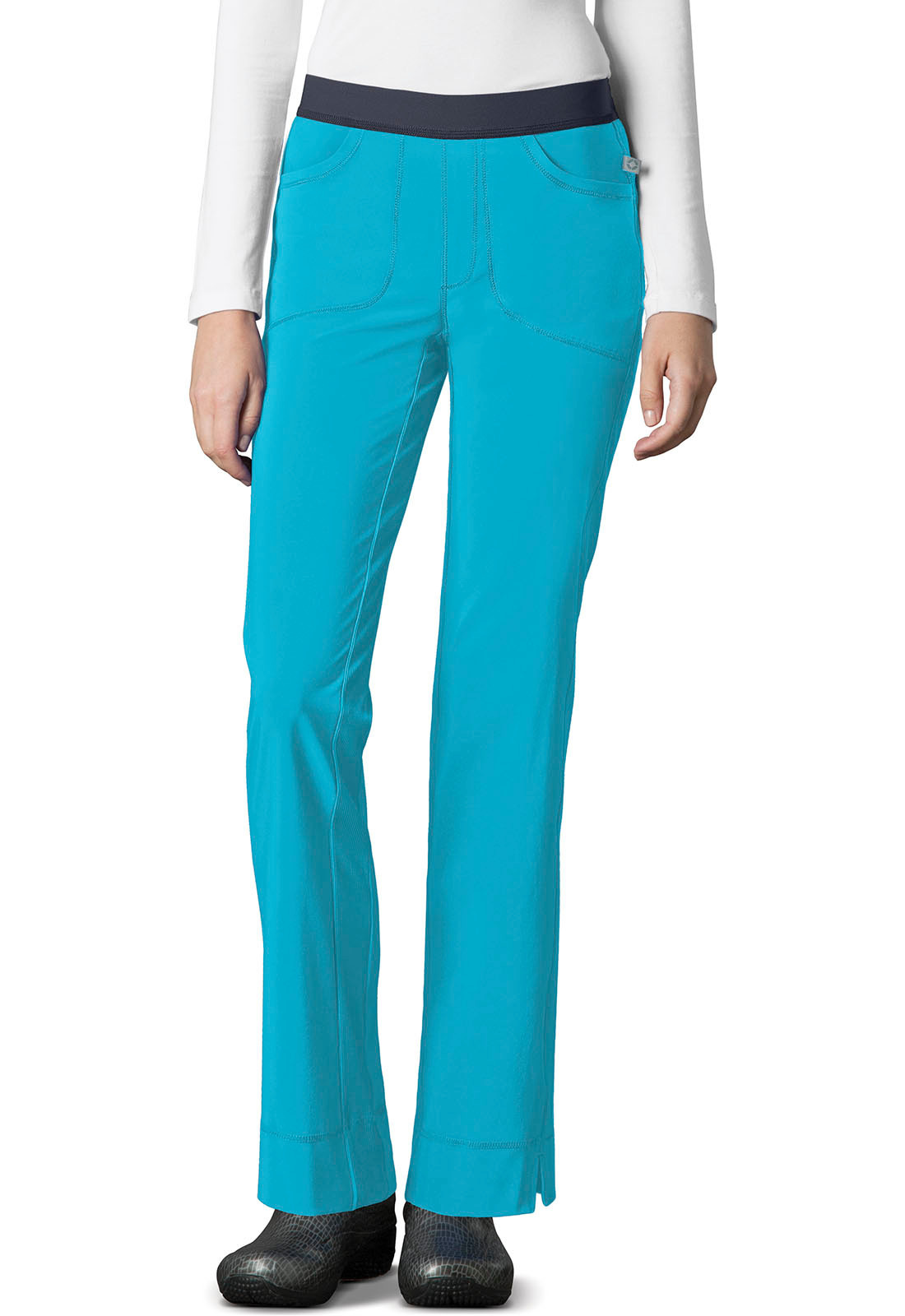 CHEROKEE Turquoise Cherokee Women's PANTS 1124A Small CLEARANCE