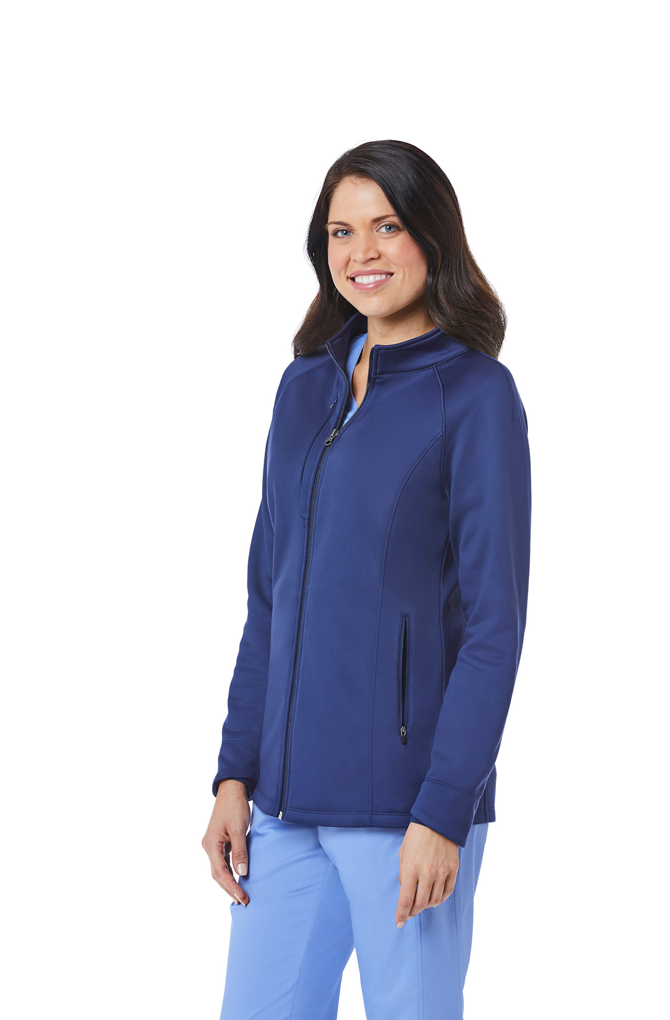 BLAZE Navy Blue Blaze Women's Warm Up Jackets 3812 Medium CLEARANCE