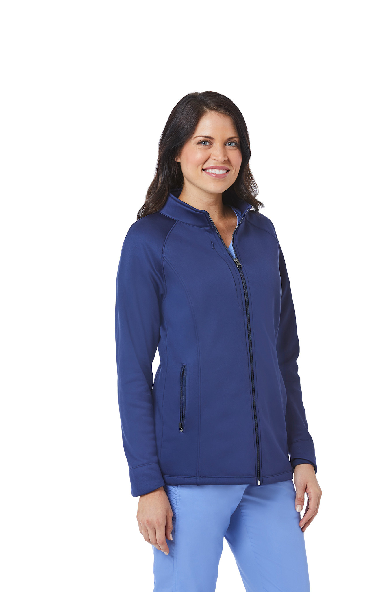 BLAZE Navy Blue Blaze Women's Warm Up Jackets 3812 Medium CLEARANCE