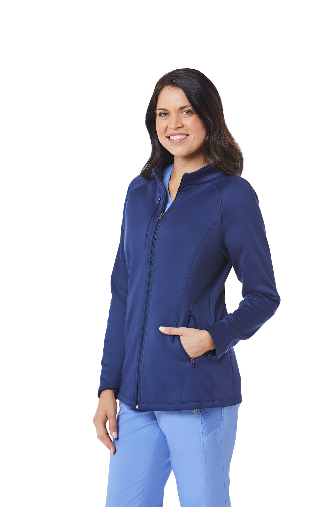 BLAZE Navy Blue Blaze Women's Warm Up Jackets 3812 Medium CLEARANCE