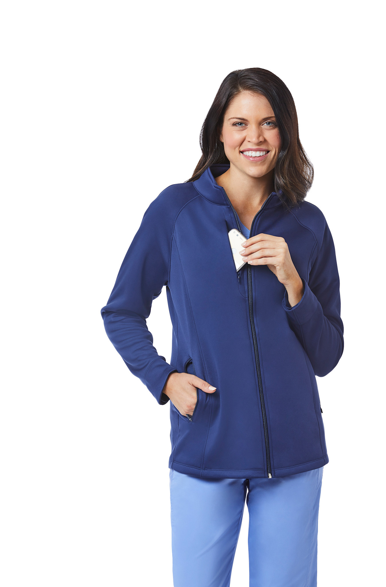 BLAZE Navy Blue Blaze Women's Warm Up Jackets 3812 Medium CLEARANCE