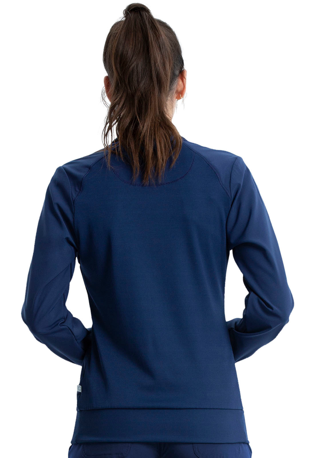 CHEROKEE Navy Blue Cherokee Women's Warm Up Jacket 2391A  Medium CLEARANCE