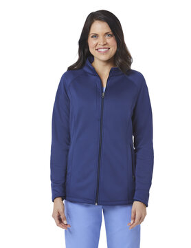 BLAZE Navy Blue Blaze Women's Warm Up Jackets 3812 XL