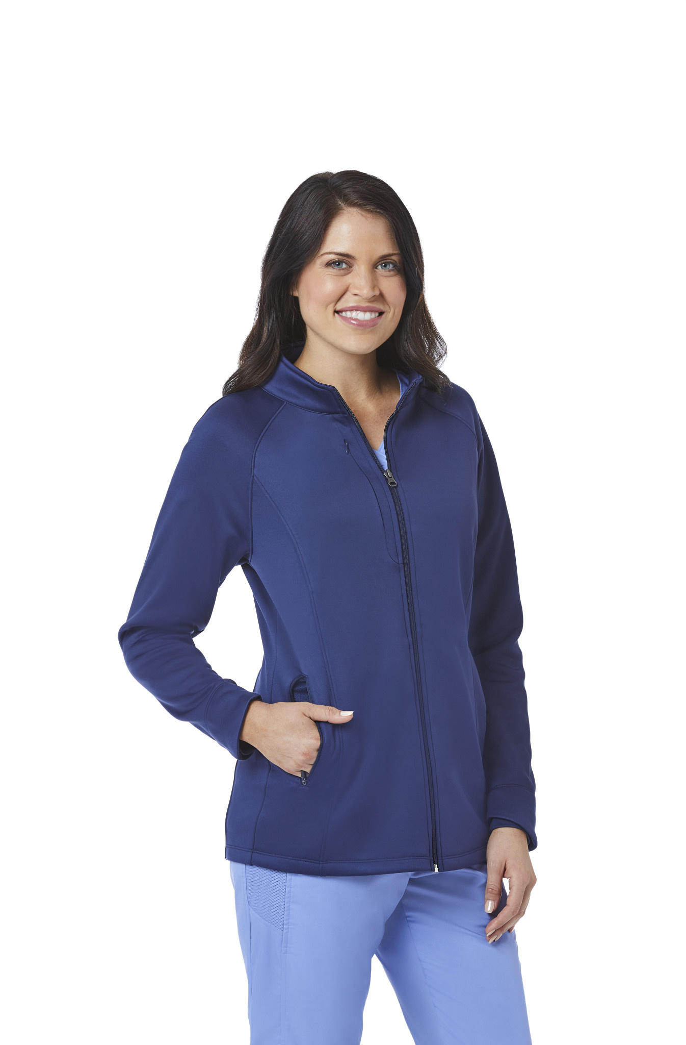BLAZE Navy Blue Blaze Women's Warm Up Jackets 3812 XL
