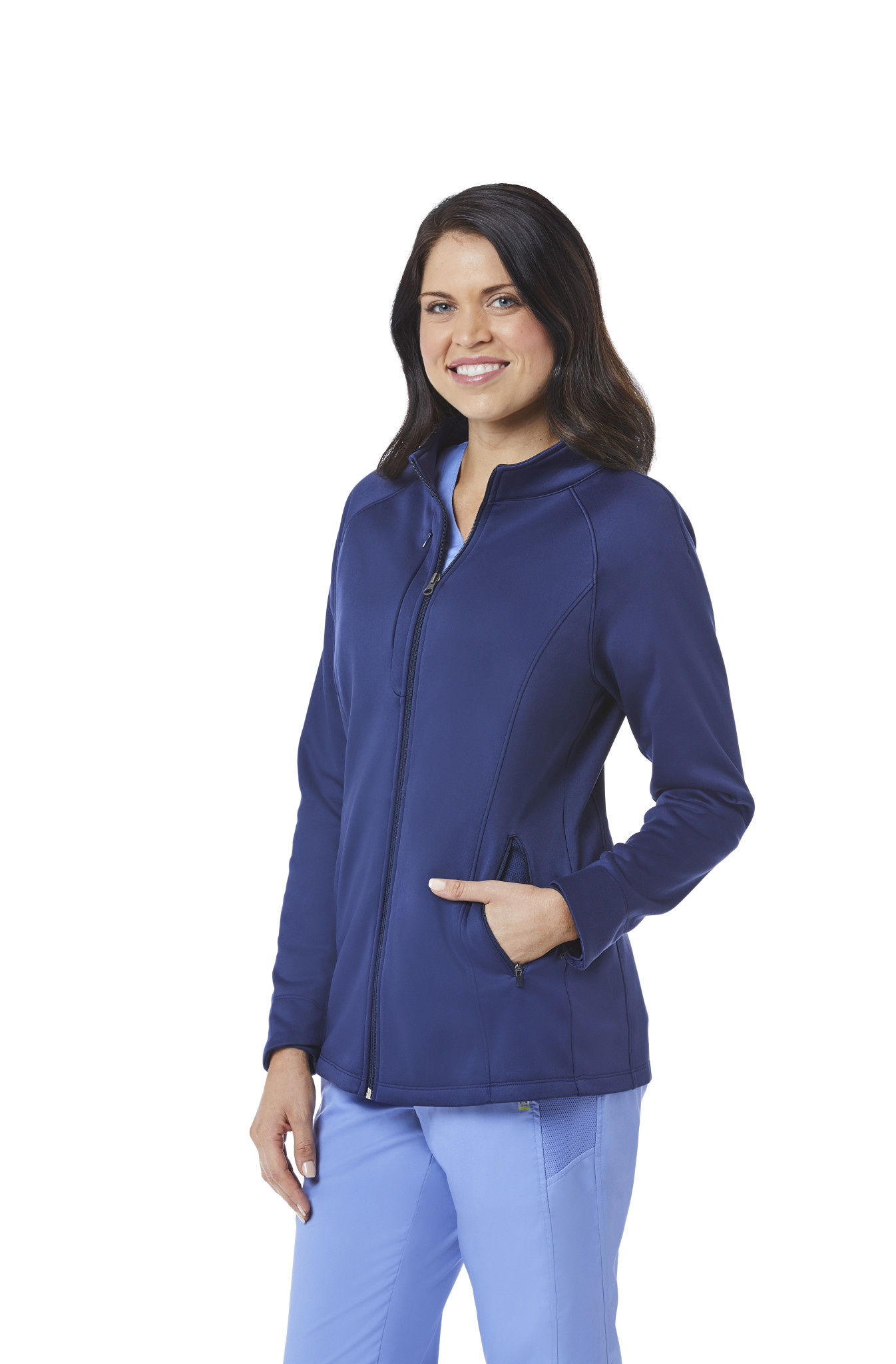 BLAZE Navy Blue Blaze Women's Warm Up Jackets 3812 XL