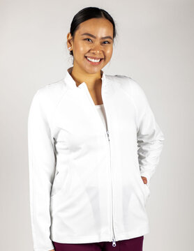 White Excel Women's Jacket 805 Medium CLEARANCE