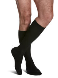Sigvaris Graduated Compression Socks Motion Cushioned Cotton 360 Black