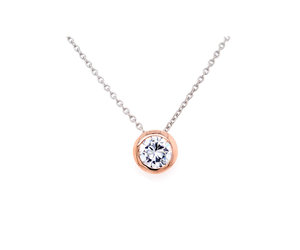 BELLE ROSE GOLD NECKLACE - Cashmere 