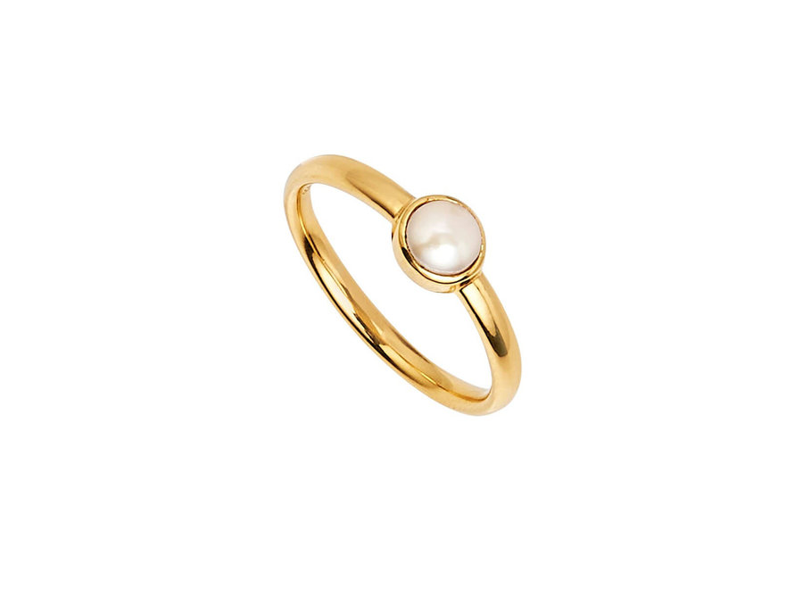 HEAVENLY PEARL GOLD RING (R6540)