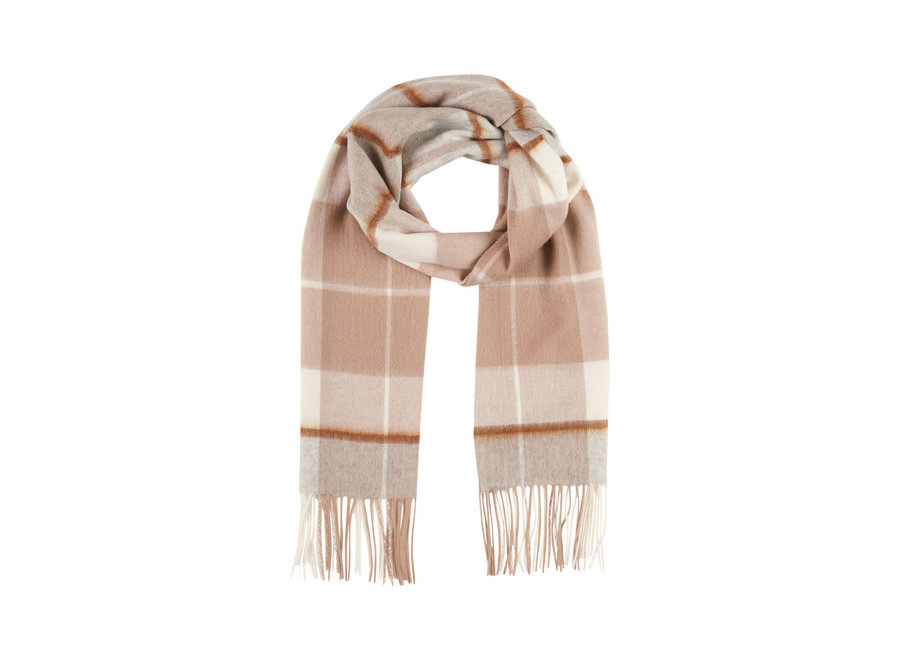 WOVEN PLAID CASHMERE SCARF - Cashmere Essentials