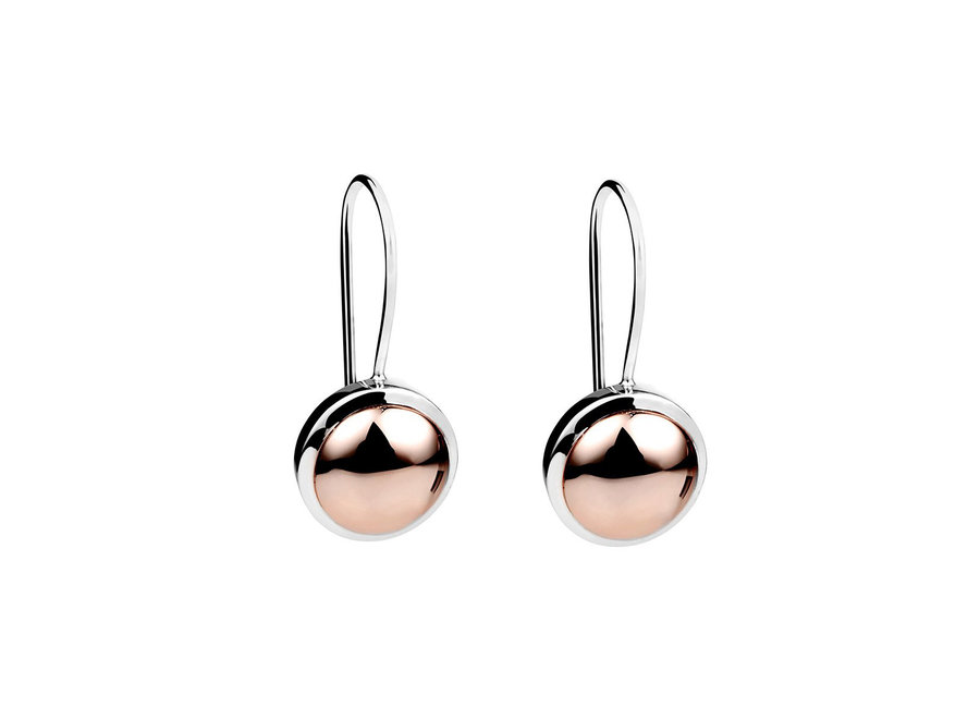ROSY GLOW EARRING SILVER / ROSE GOLD
