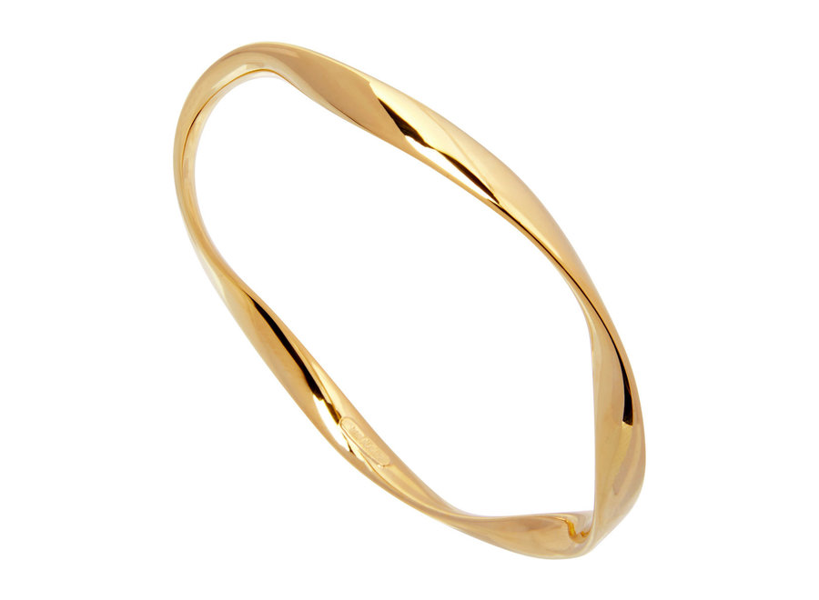 GARDEN OF EDEN GOLD BANGLE 65MM