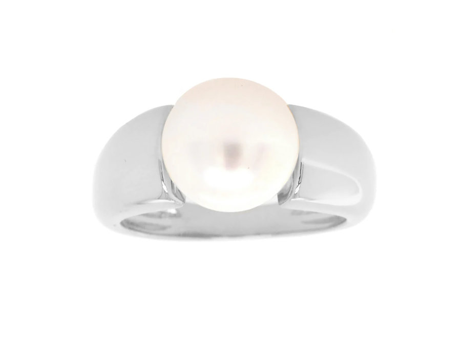 PEYTON SILVER PEARL RING