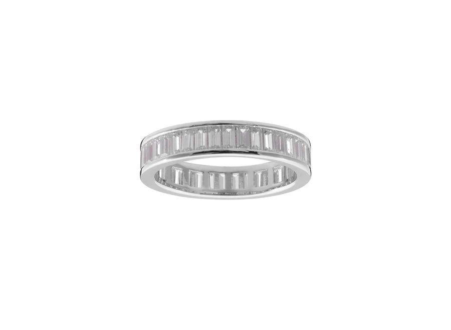 COCO SILVER BAGUETTE RING