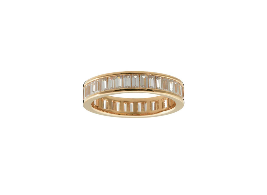 COCO GOLD BAGUETTE RING (R1814-GP)