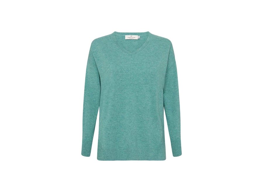 RELAXED STITCH V SWEATER